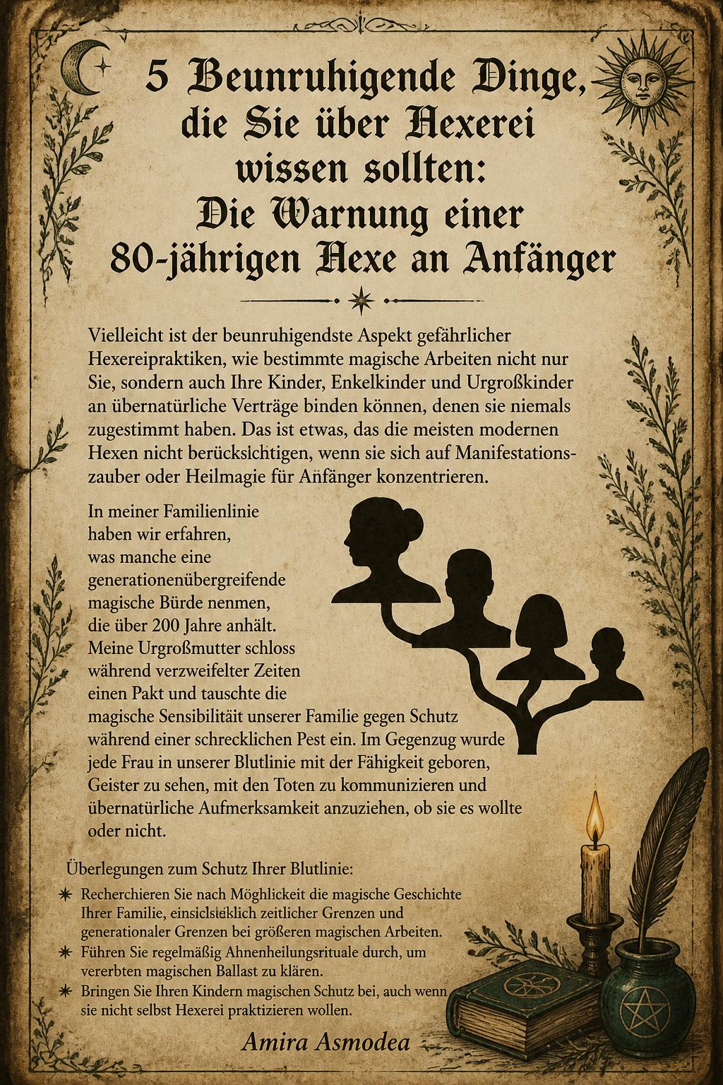 5 Beunruhigende Dinge, die Sie über Hexerei wissen sollten: Die Warnung einer 80-jährigen Hexe an Anfänger