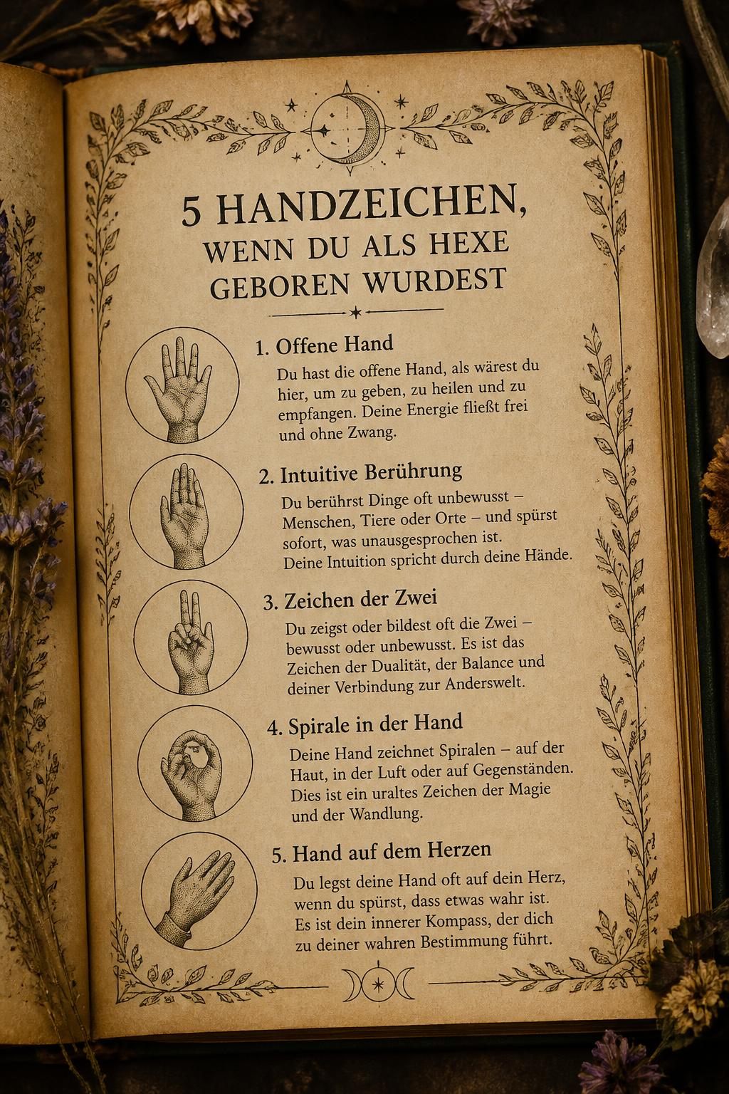 5 Handzeichen, wenn du als Hexe geboren wurdest