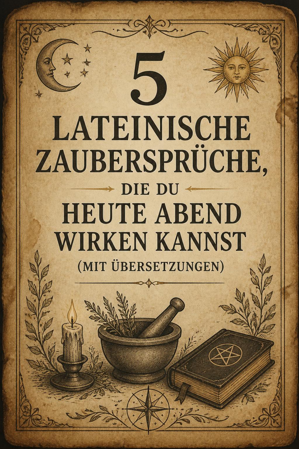 5 Lateinische Zaubersprüche, die du heute Abend wirken kannst (mit Übersetzungen)