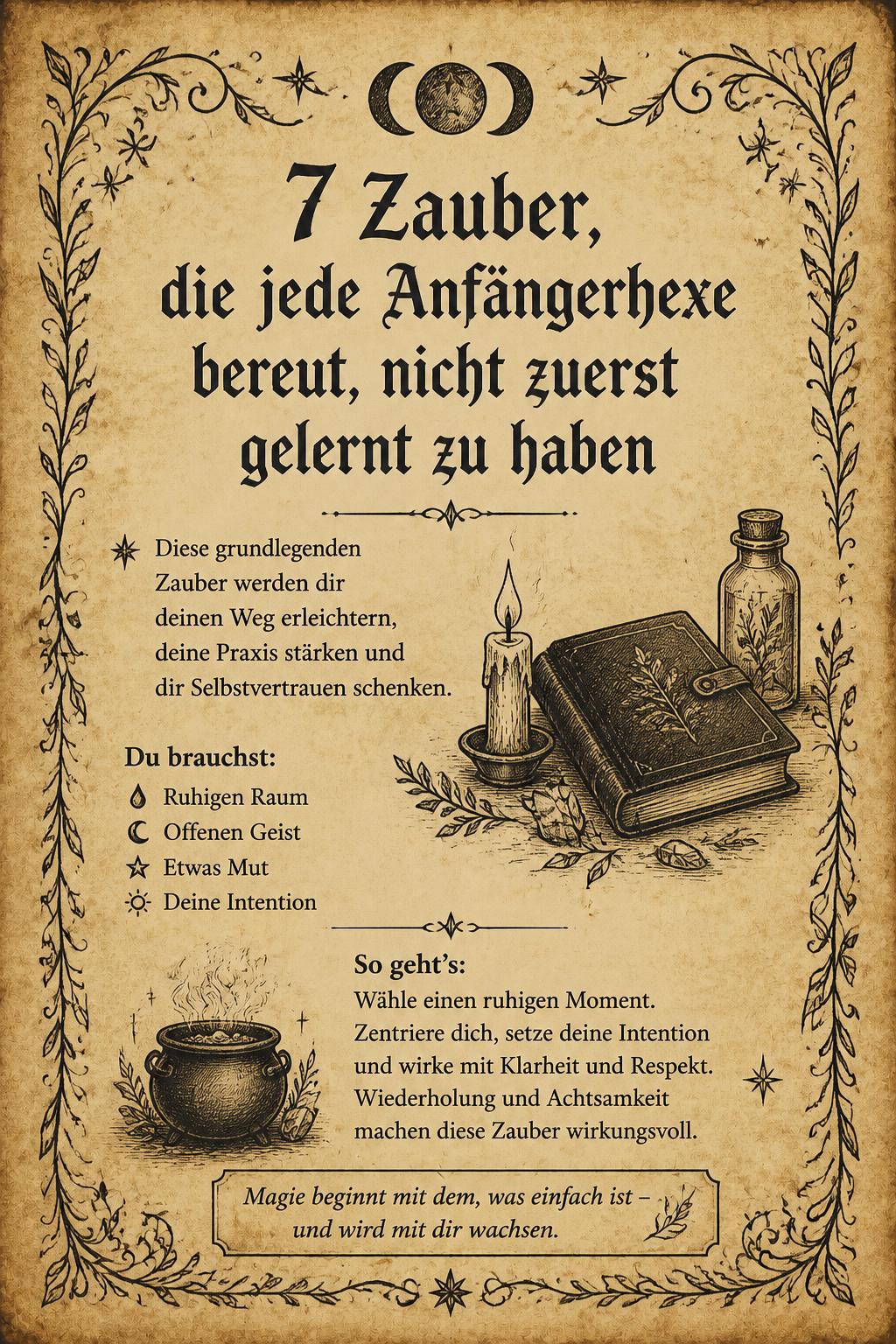 7 Zauber, die jede Anfängerhexe bereut, nicht zuerst gelernt zu haben