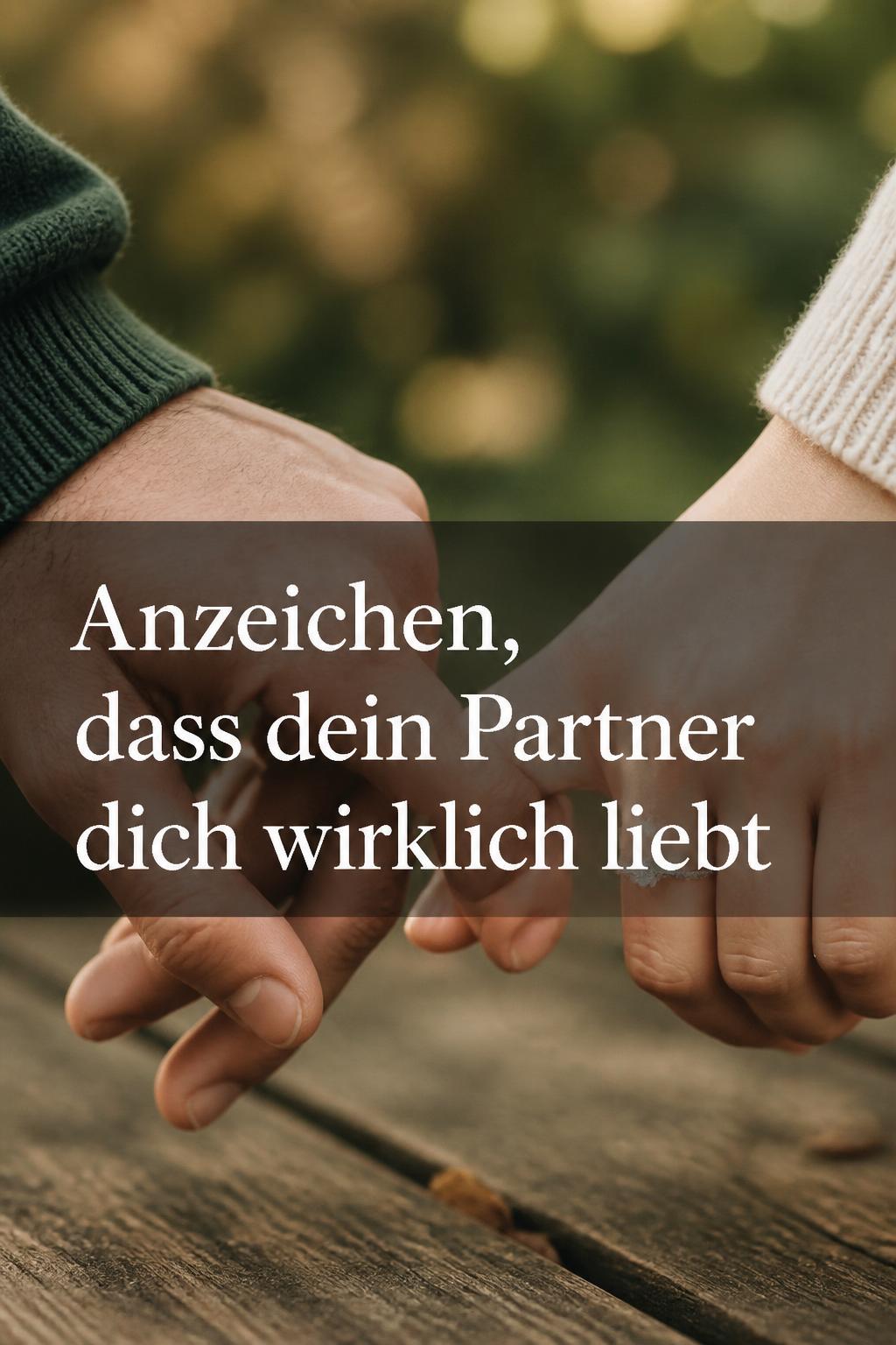 Anzeichen, dass dein Partner dich wirklich liebt