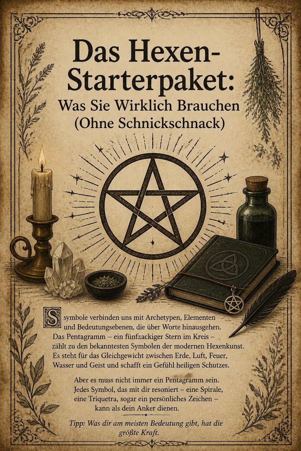 Das Hexen-Starterpaket: Was Sie Wirklich Brauchen (Ohne Schnickschnack)