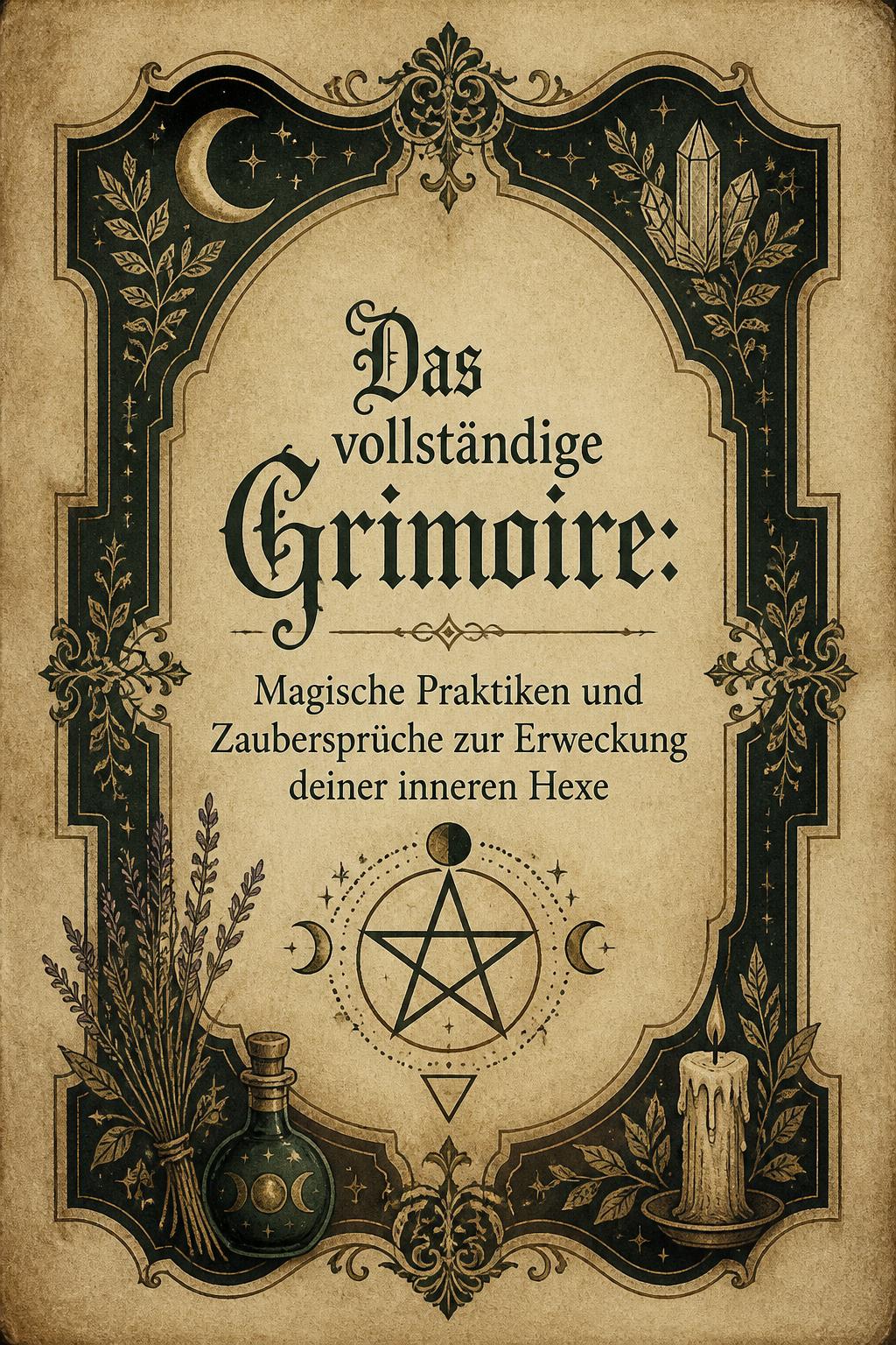 Das vollständige Grimoire: Magische Praktiken und Zaubersprüche zur Erweckung deiner inneren Hexe