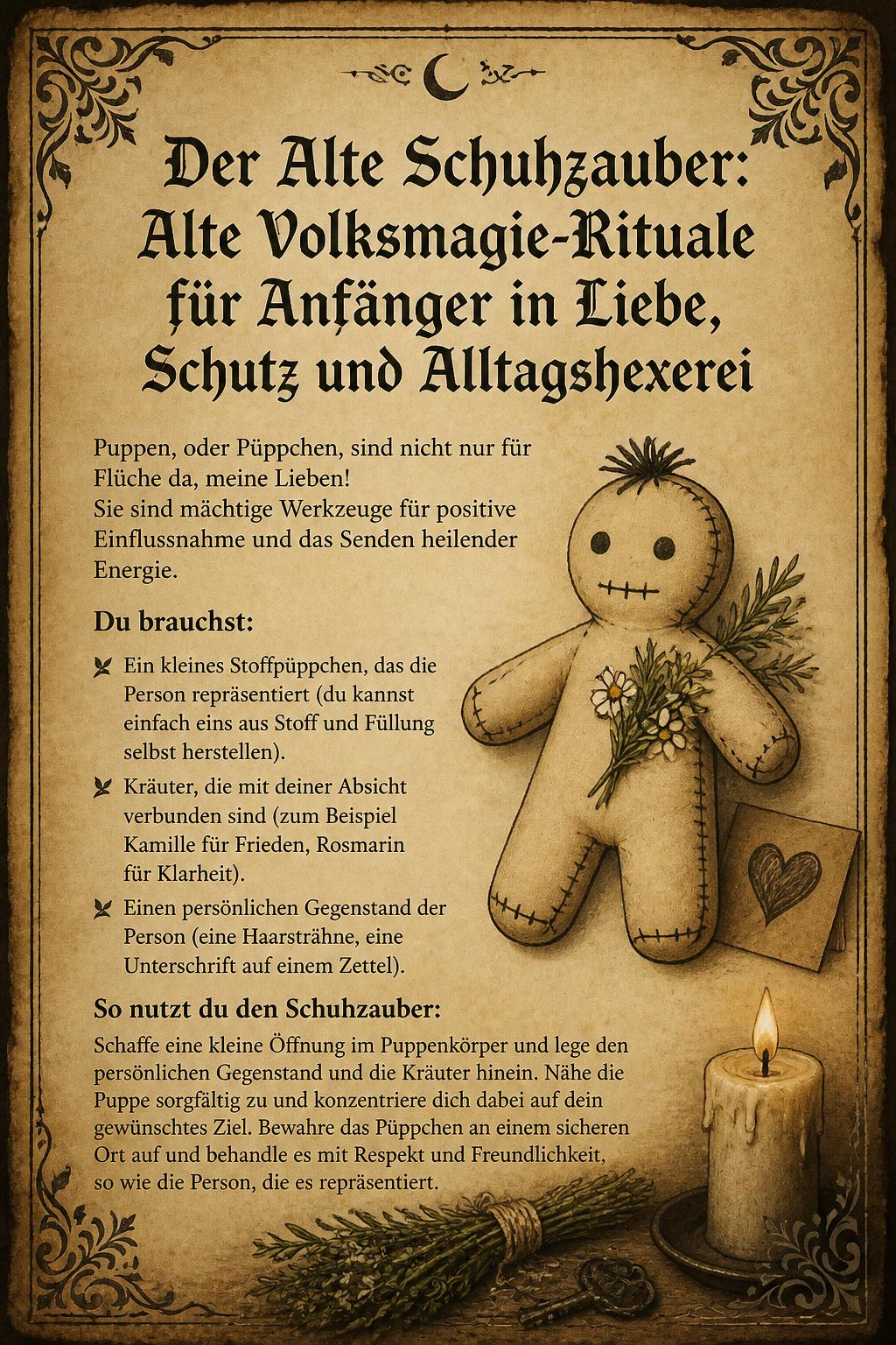 Der Alte Schuhzauber: Alte Volksmagie-Rituale für Anfänger in Liebe, Schutz und Alltagshexerei
