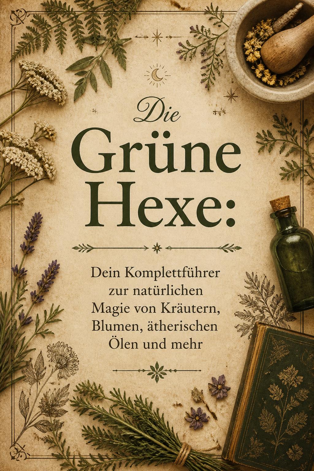 Die Grüne Hexe: Dein Komplettführer zur natürlichen Magie von Kräutern, Blumen, ätherischen Ölen und mehr