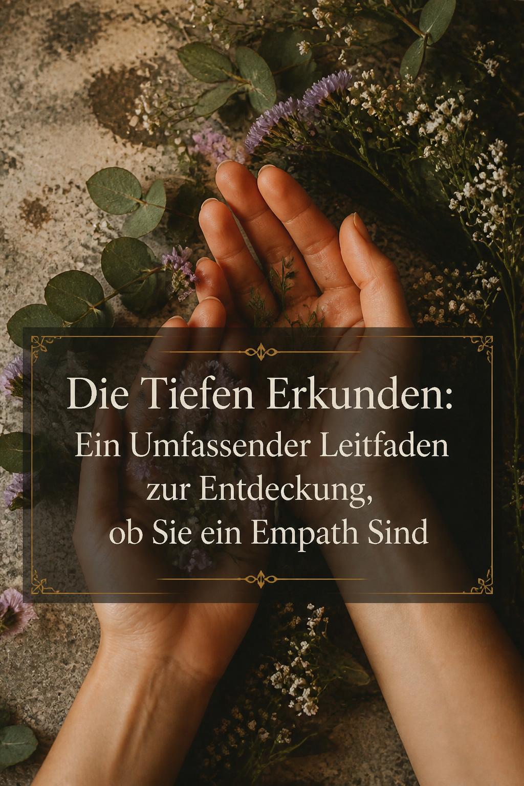 Die Tiefen Erkunden: Ein Umfassender Leitfaden zur Entdeckung, ob Sie ein Empath Sind