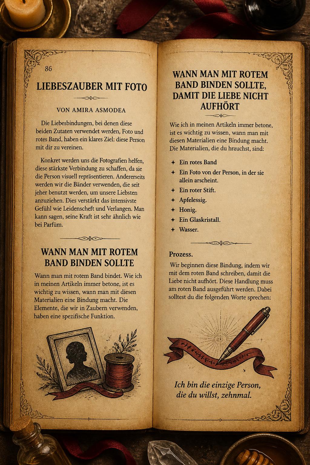 Die wichtigsten Zaubersprüche der Geschichte von Amira Asmodea
