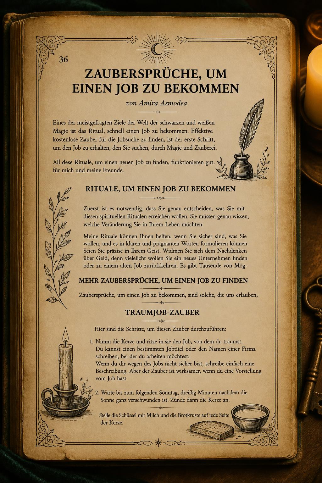 Die wichtigsten Zaubersprüche der Geschichte von Amira Asmodea