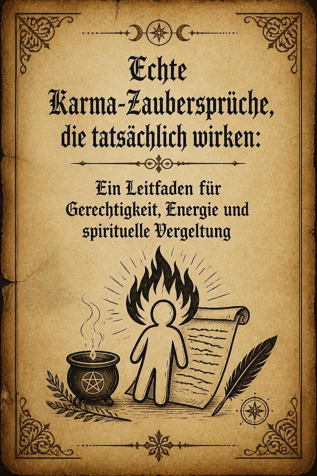 Echte Karma-Zaubersprüche, die tatsächlich wirken: Ein Leitfaden für Gerechtigkeit, Energie und spirituelle Vergeltung