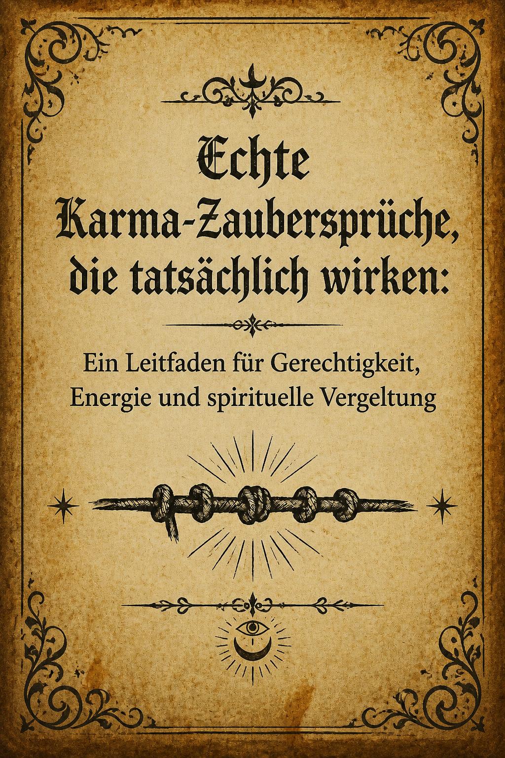 Echte Karma-Zaubersprüche, die tatsächlich wirken: Ein Leitfaden für Gerechtigkeit, Energie und spirituelle Vergeltung