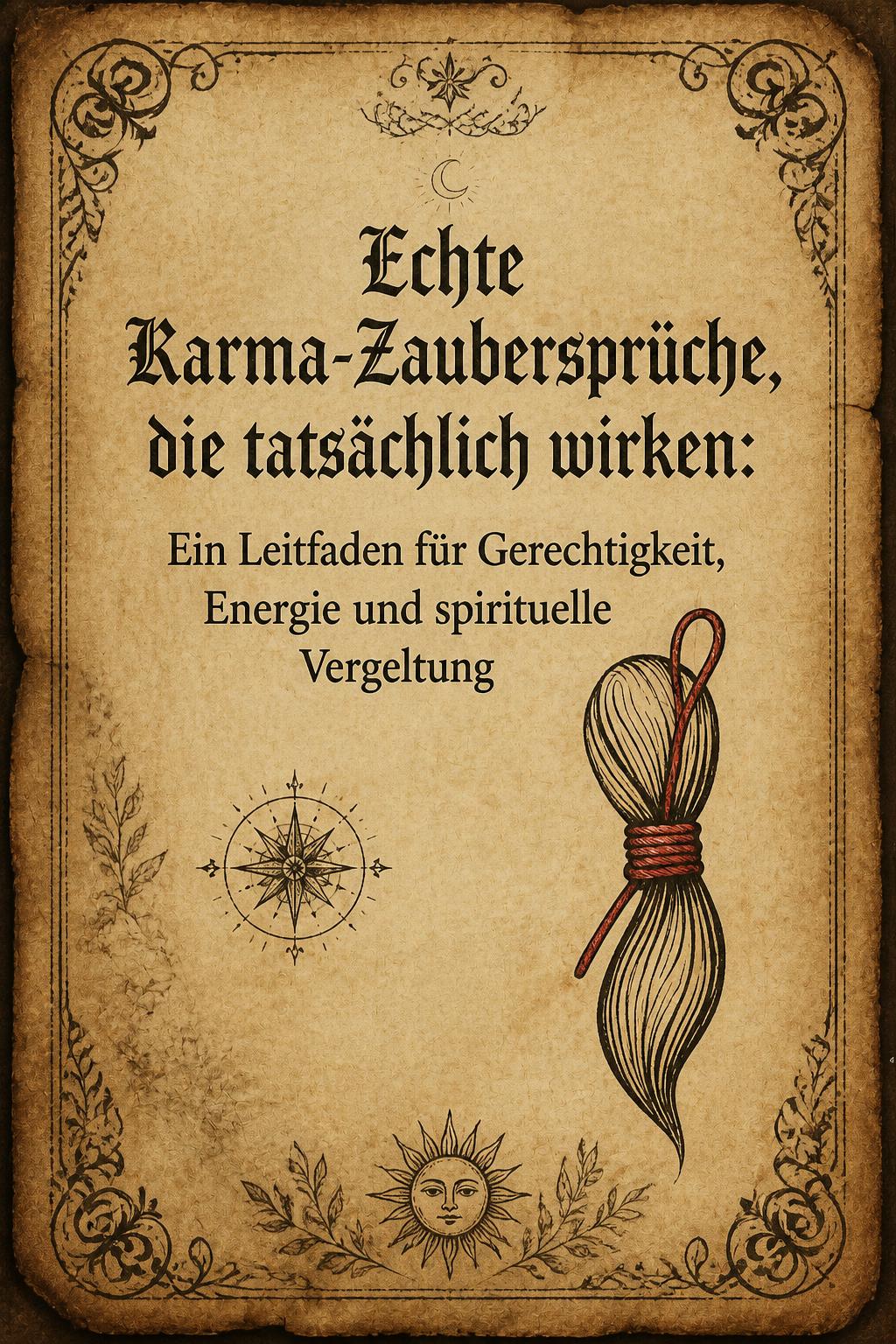 Echte Karma-Zaubersprüche, die tatsächlich wirken: Ein Leitfaden für Gerechtigkeit, Energie und spirituelle Vergeltung