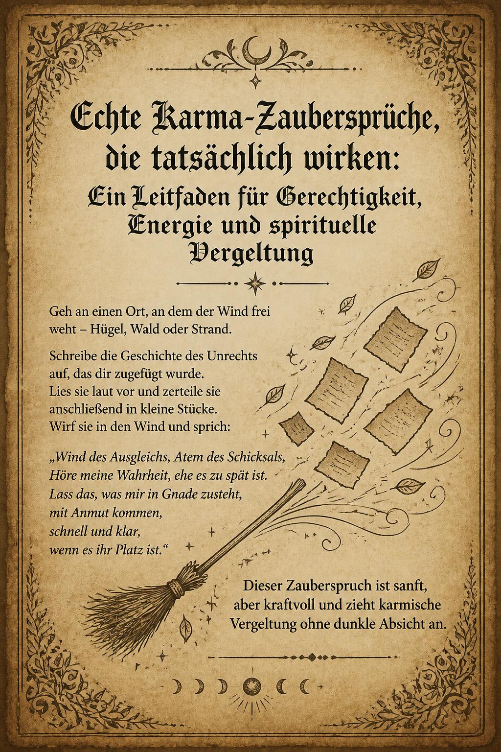 Echte Karma-Zaubersprüche, die tatsächlich wirken: Ein Leitfaden für Gerechtigkeit, Energie und spirituelle Vergeltung