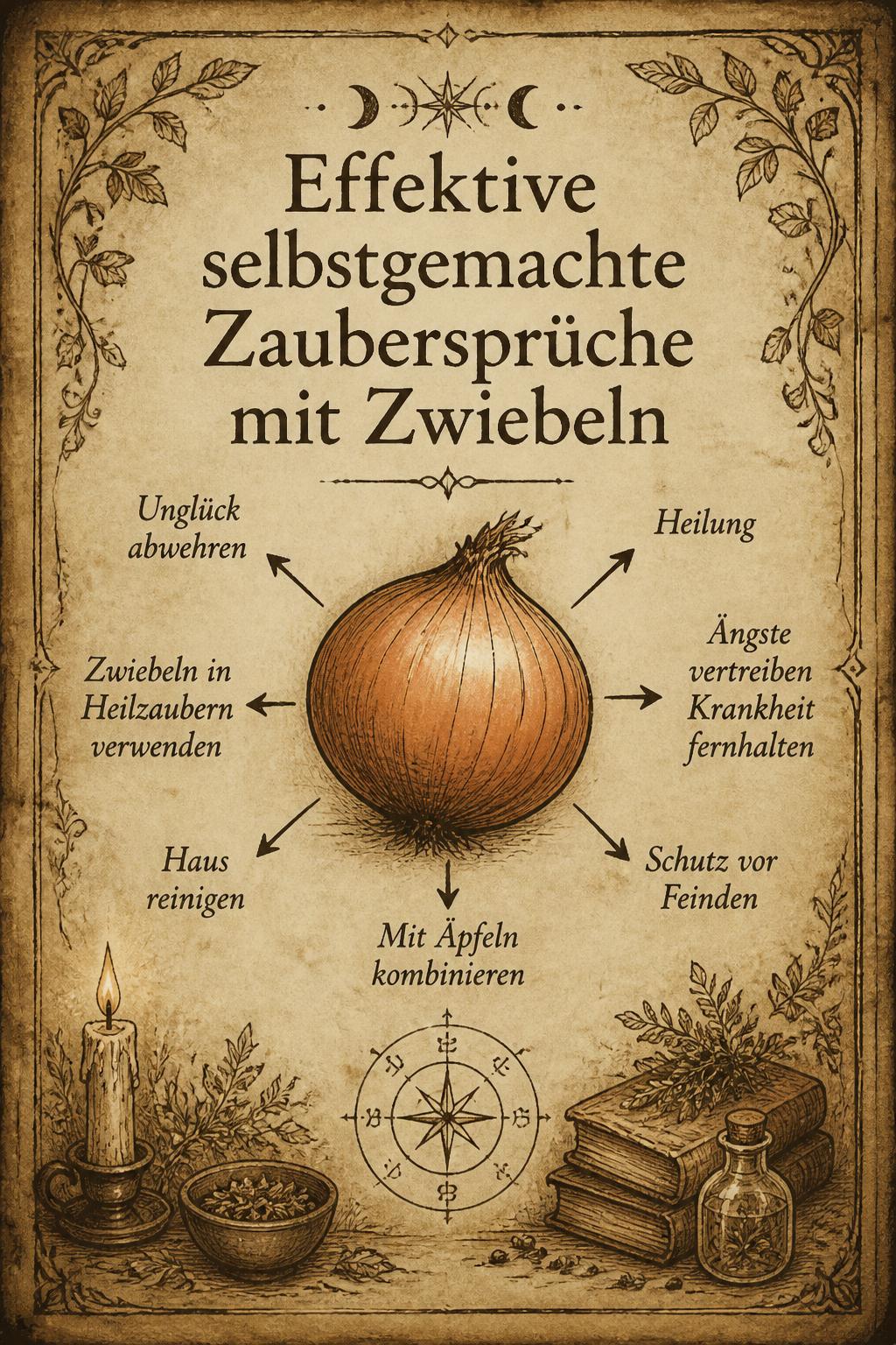 Effektive selbstgemachte Zaubersprüche mit Zwiebeln