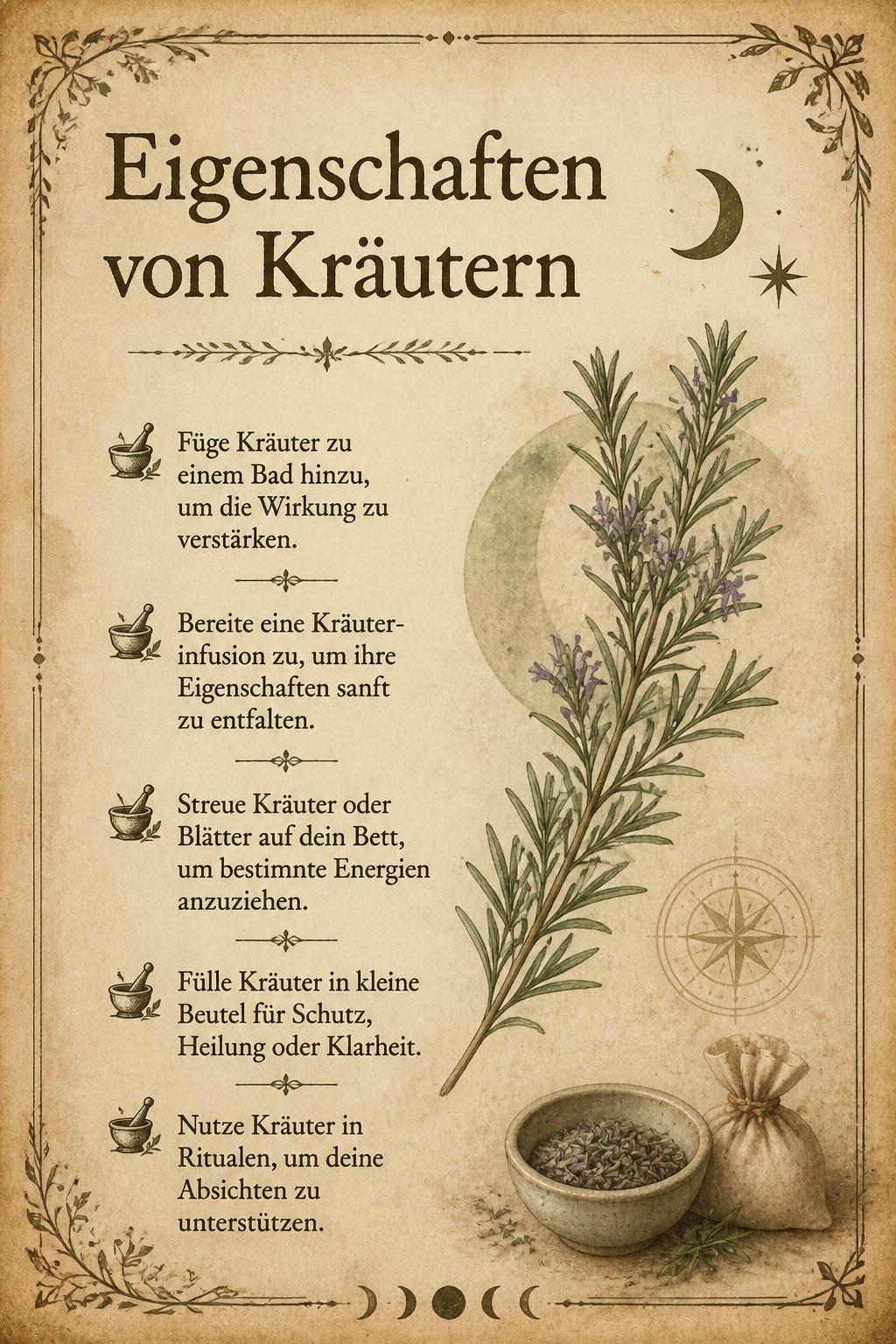 Eigenschaften von Kräutern