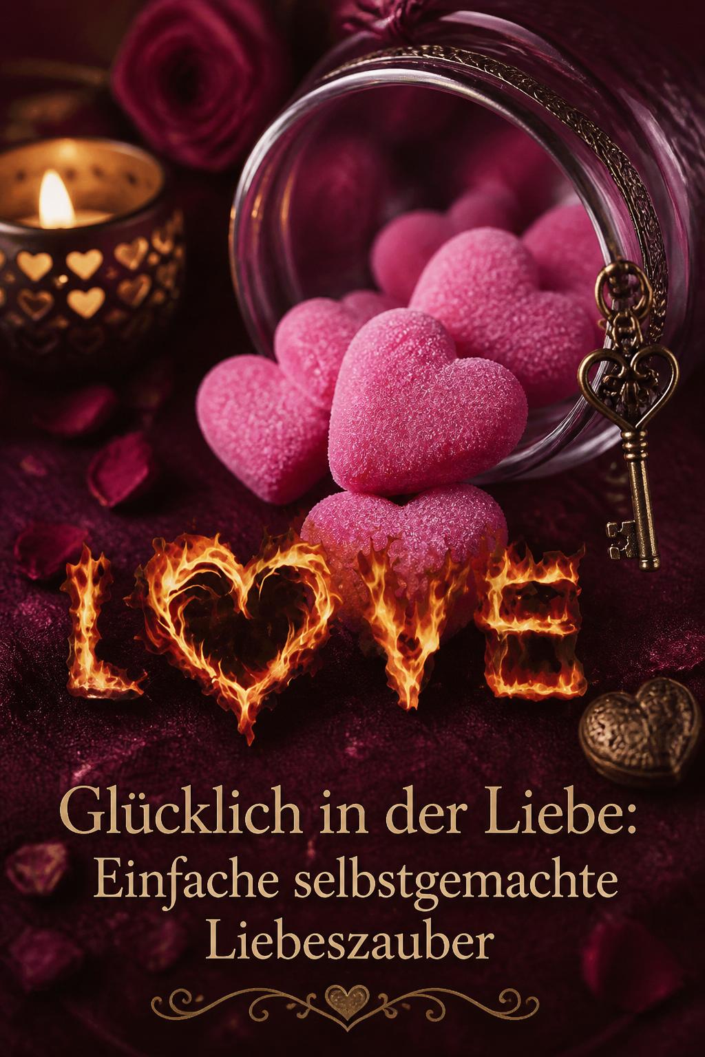 Liebeszauber - Glück in der Liebe Glücklich in der Liebe: Einfache selbstgemachte Liebeszauber
