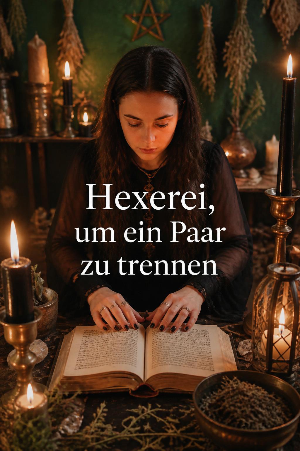 Hexerei, um ein Paar zu trennen