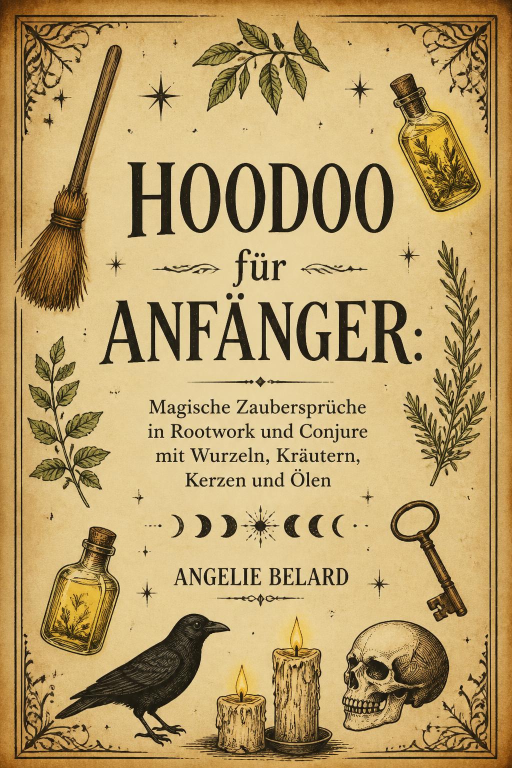 Hoodoo für Anfänger: Magische Zaubersprüche in Rootwork und Conjure mit Wurzeln, Kräutern, Kerzen und Ölen