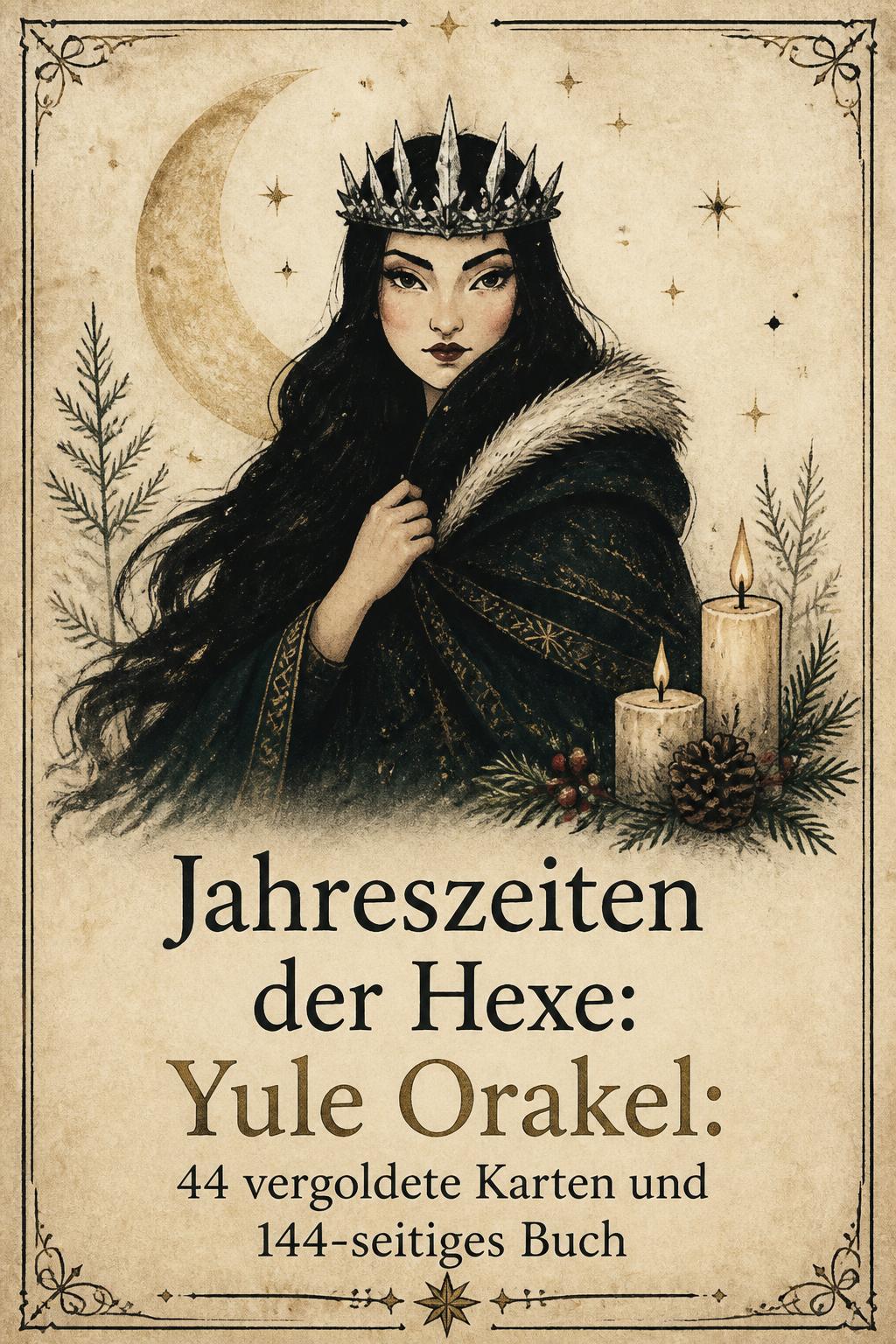 Jahreszeiten der Hexe: Yule Orakel: 44 vergoldete Karten und 144-seitiges Buch