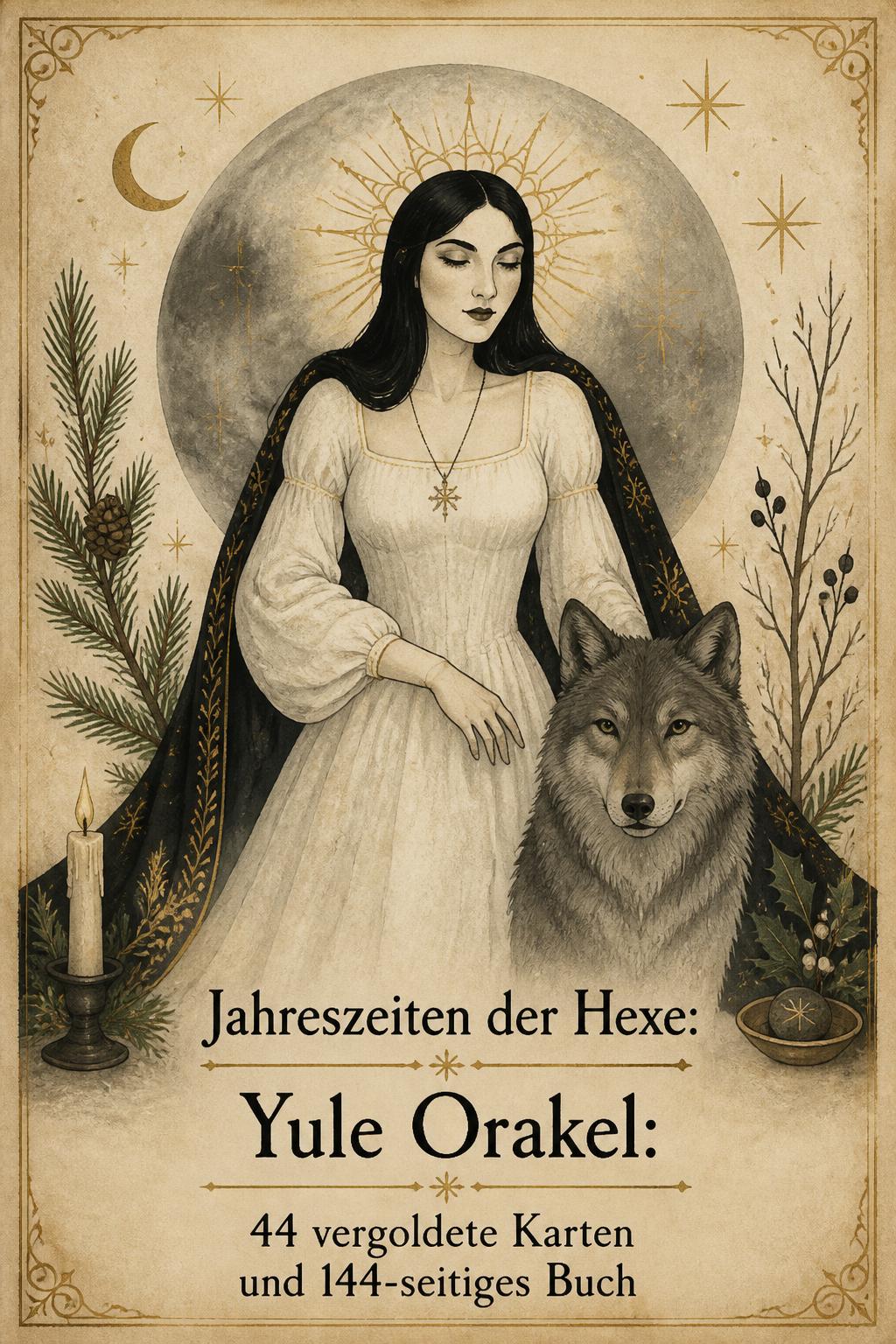 Jahreszeiten der Hexe: Yule Orakel: 44 vergoldete Karten und 144-seitiges Buch