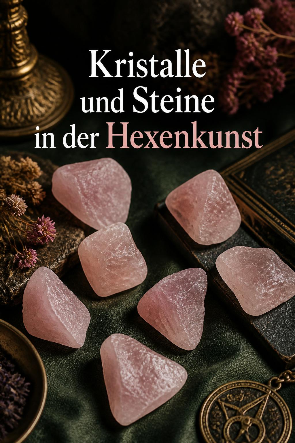 Kristalle und Steine in der Hexenkunst