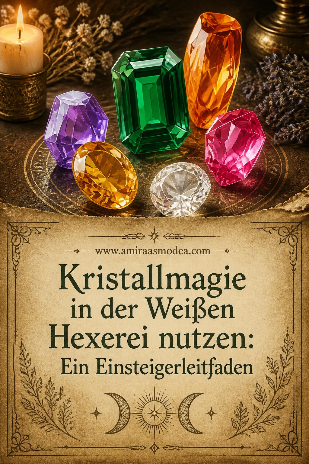 Kristallmagie in der Weißen Hexerei nutzen: Ein Einsteigerleitfaden