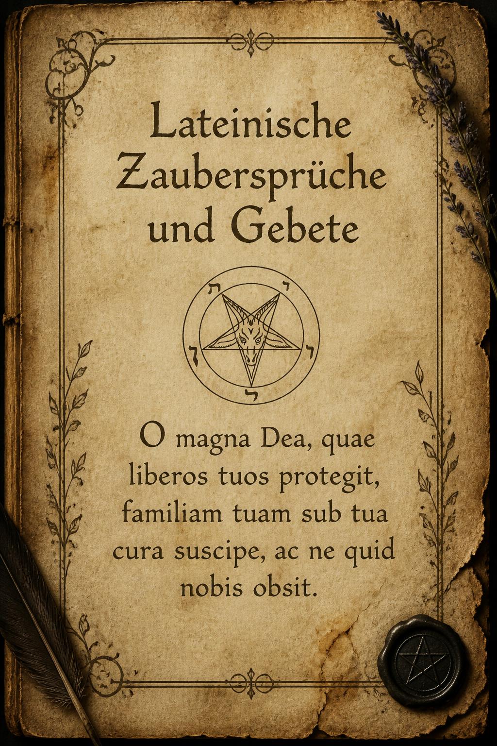 Lateinische Zaubersprüche und Gebete
