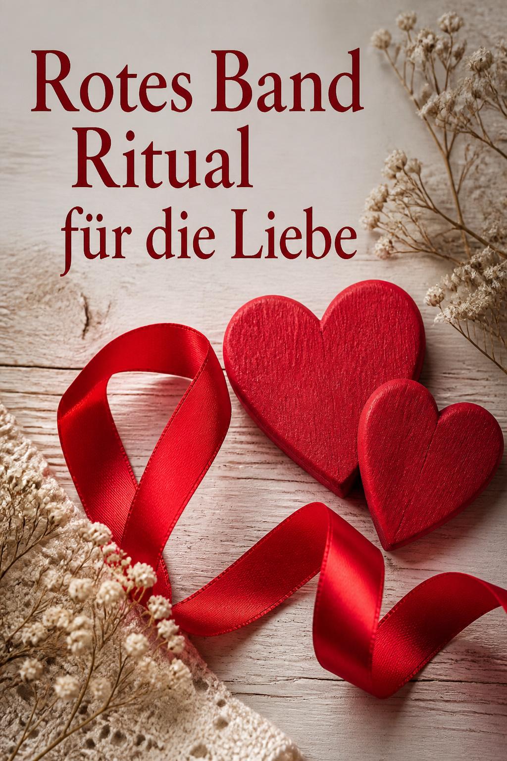 Red ribbon spell for Love Rotes Band Ritual für die Liebe