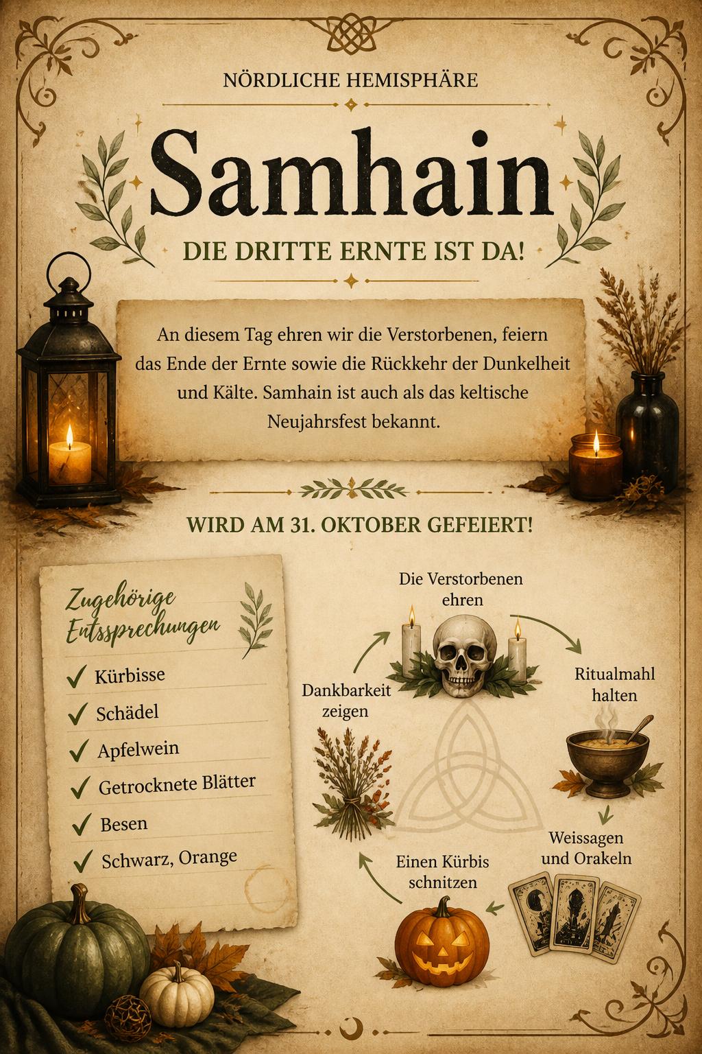 Samhain: Bedeutung und Geschichte