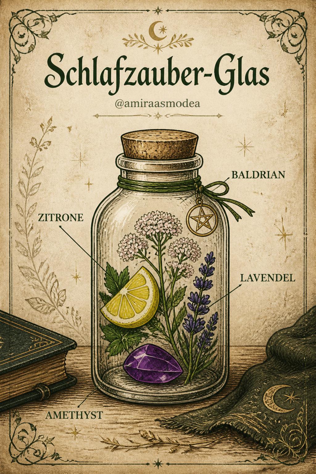 Schlafzauber-Glas