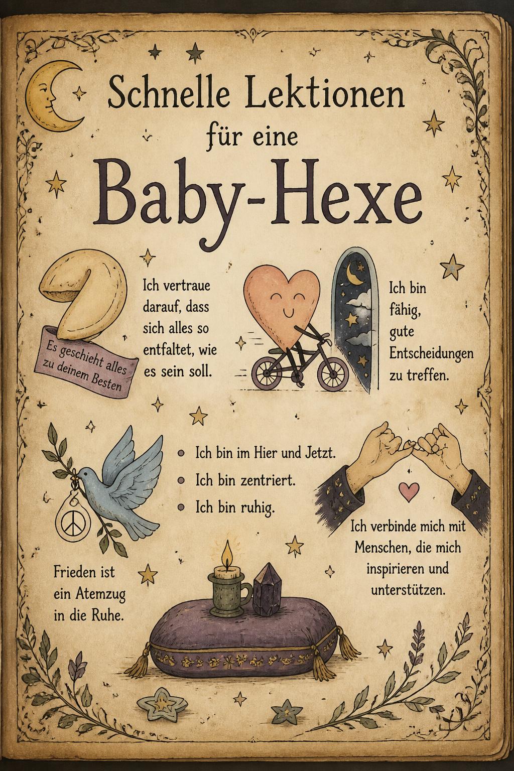 Schnelle Lektionen für eine Baby-Hexe