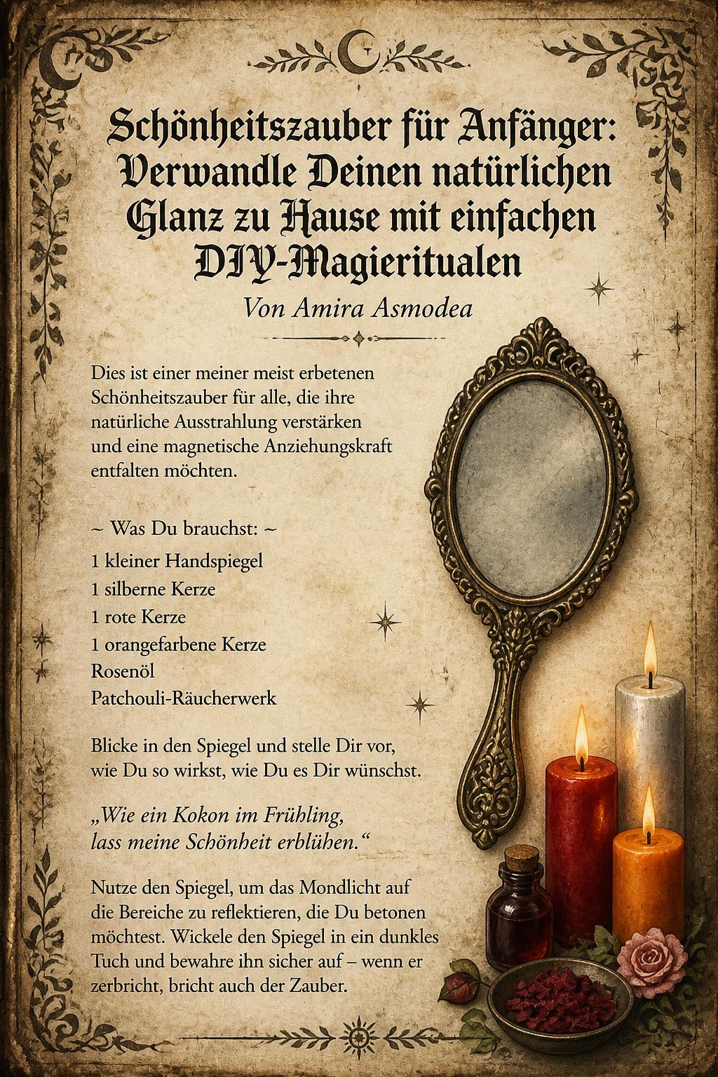 Schönheitszauber für Anfänger: Verwandle Deinen natürlichen Glanz zu Hause mit einfachen DIY-Magieritualen Schönheitszauber für Anfänger: Verwandle Deinen natürlichen Glanz zu Hause mit einfachen DIY-Magieritualen