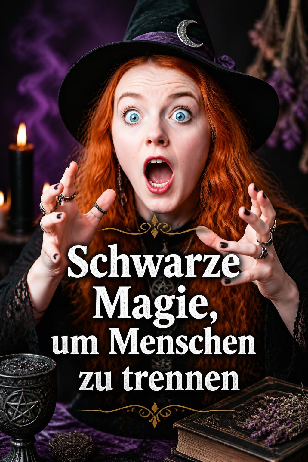 Schwarze Magie, um Menschen zu trennen