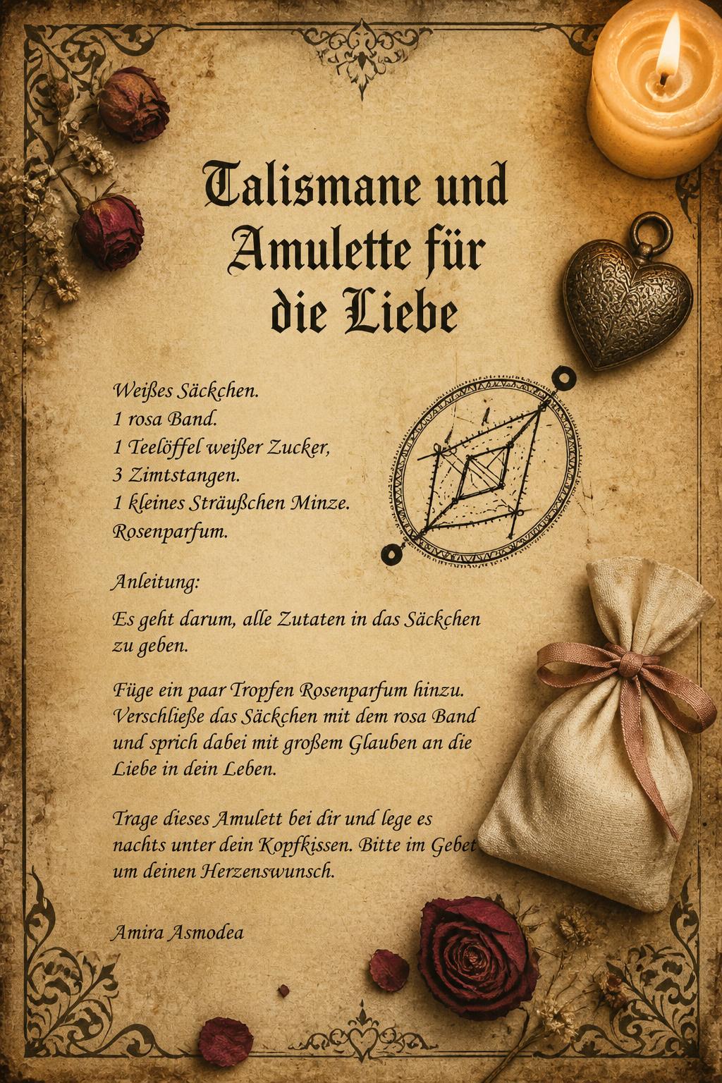 Talismane und Amulette für die Liebe
