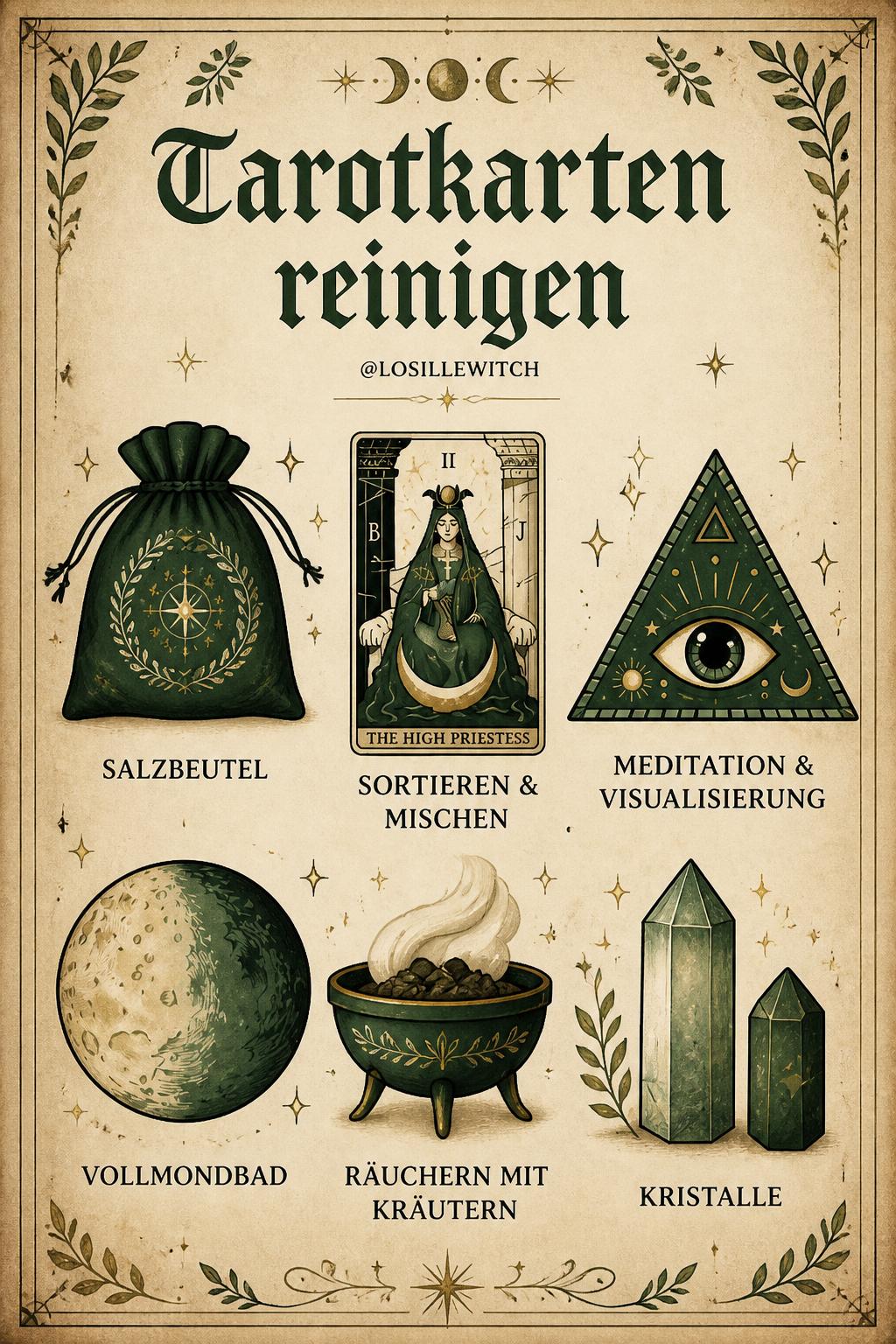 Tarotkarten reinigen