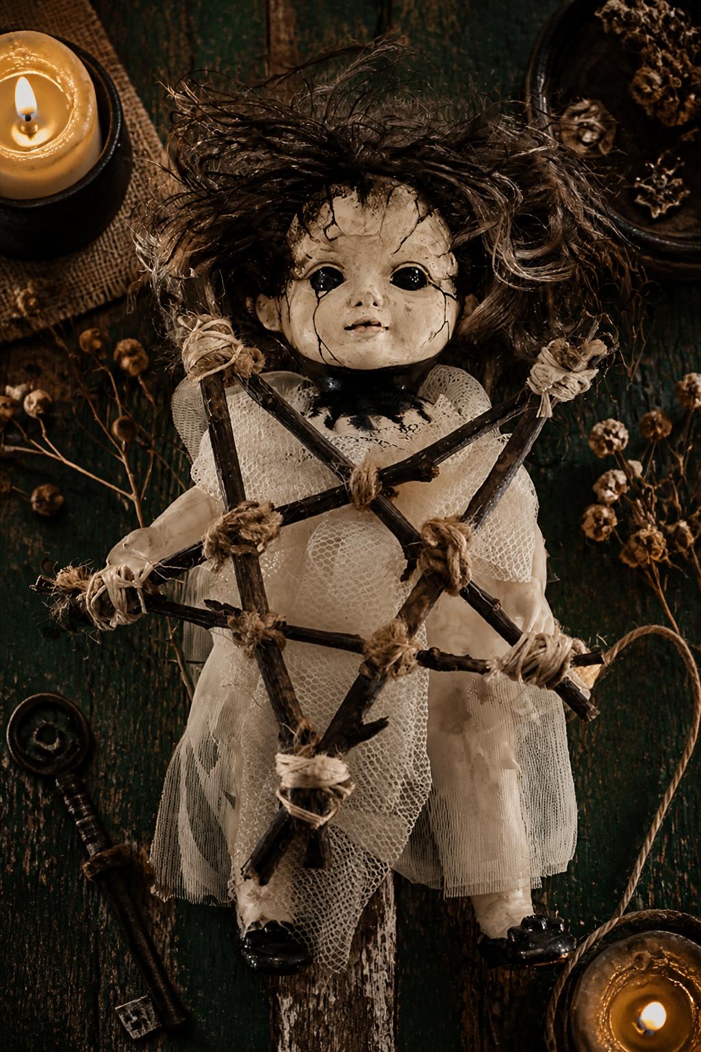 Voodoo-Puppen-Ritual