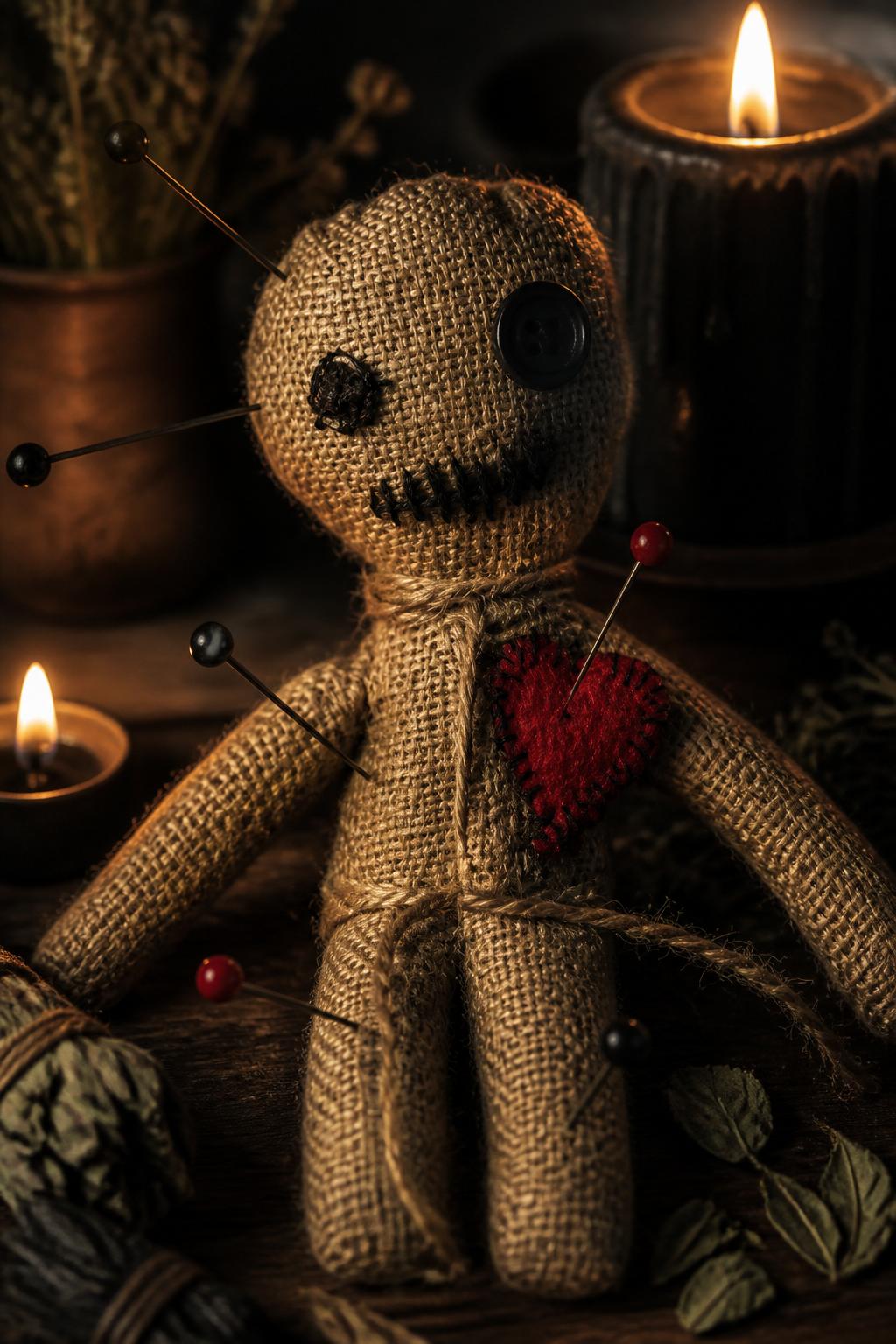 Voodoo-Puppen-Ritual