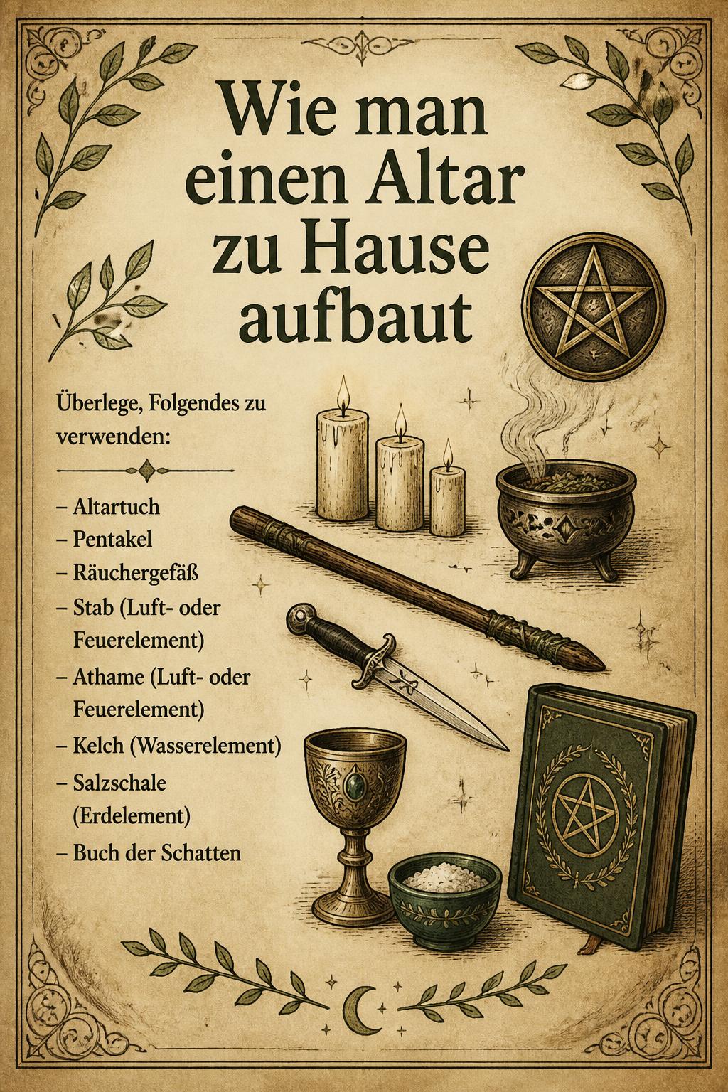 Wie man einen Altar zu Hause aufbaut