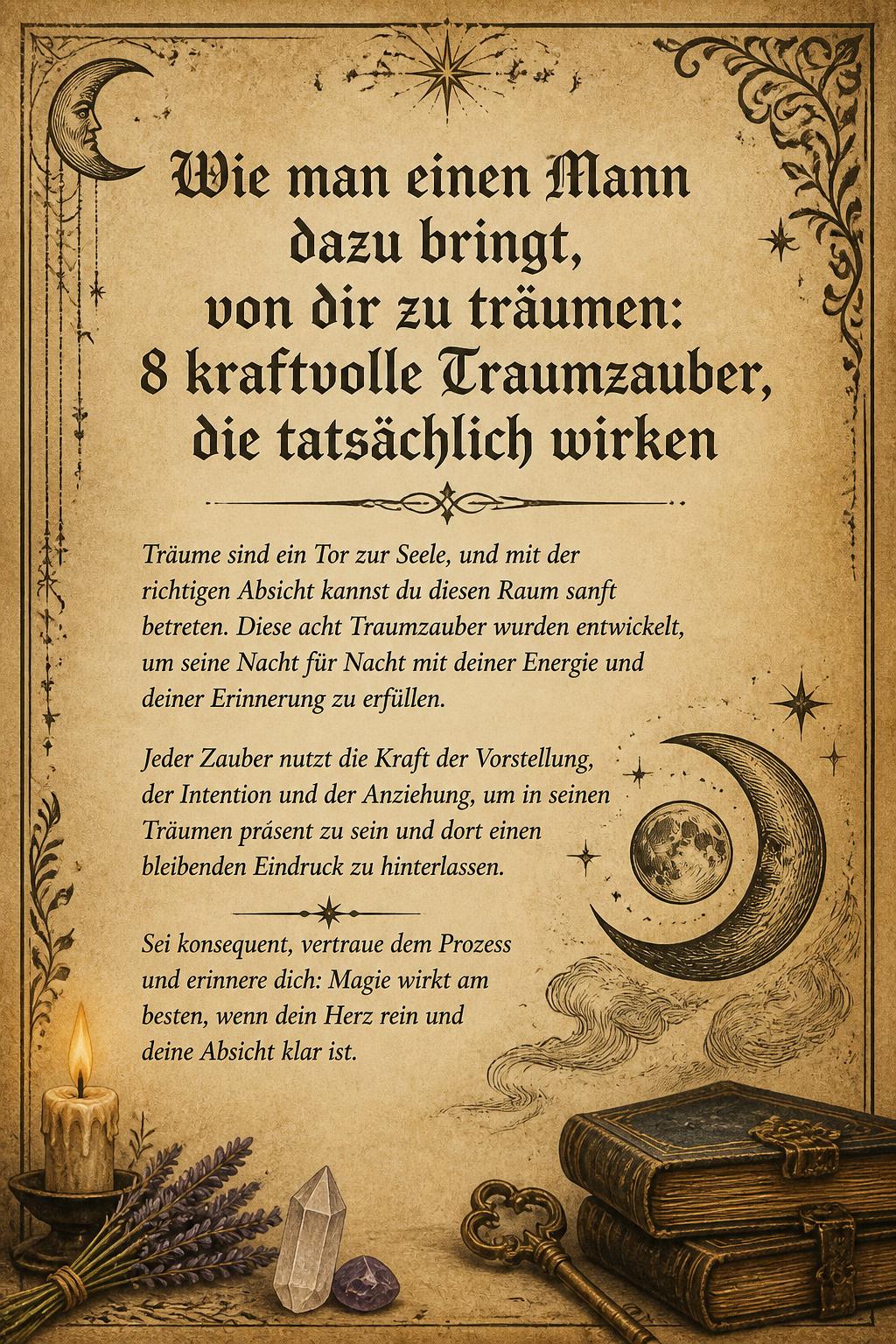 Wie man einen Mann dazu bringt, von dir zu träumen: 8 kraftvolle Traumzauber, die tatsächlich wirken