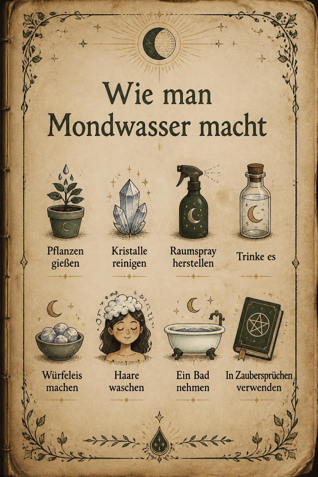 Wie man Mondwasser macht