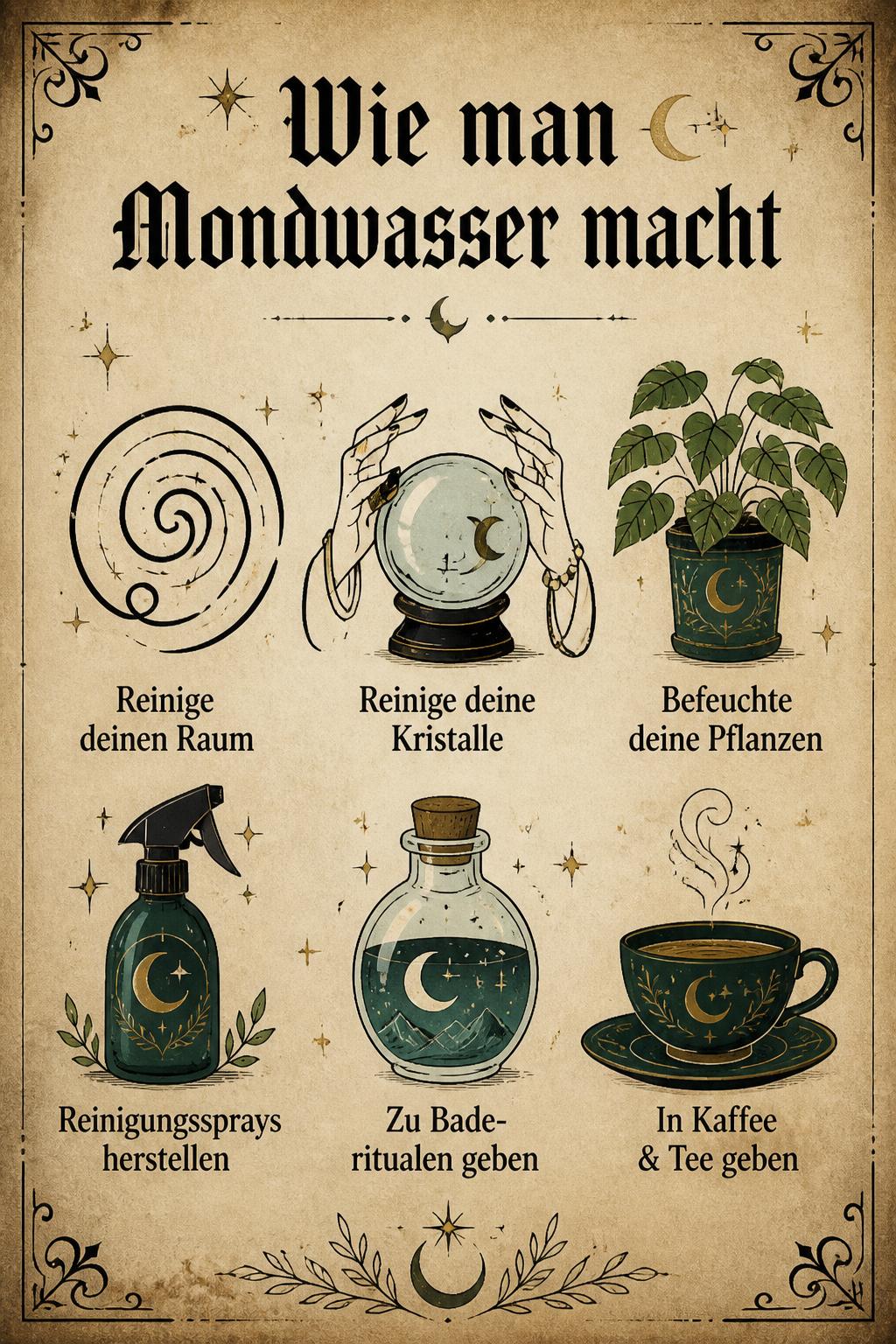 Wie man Mondwasser macht