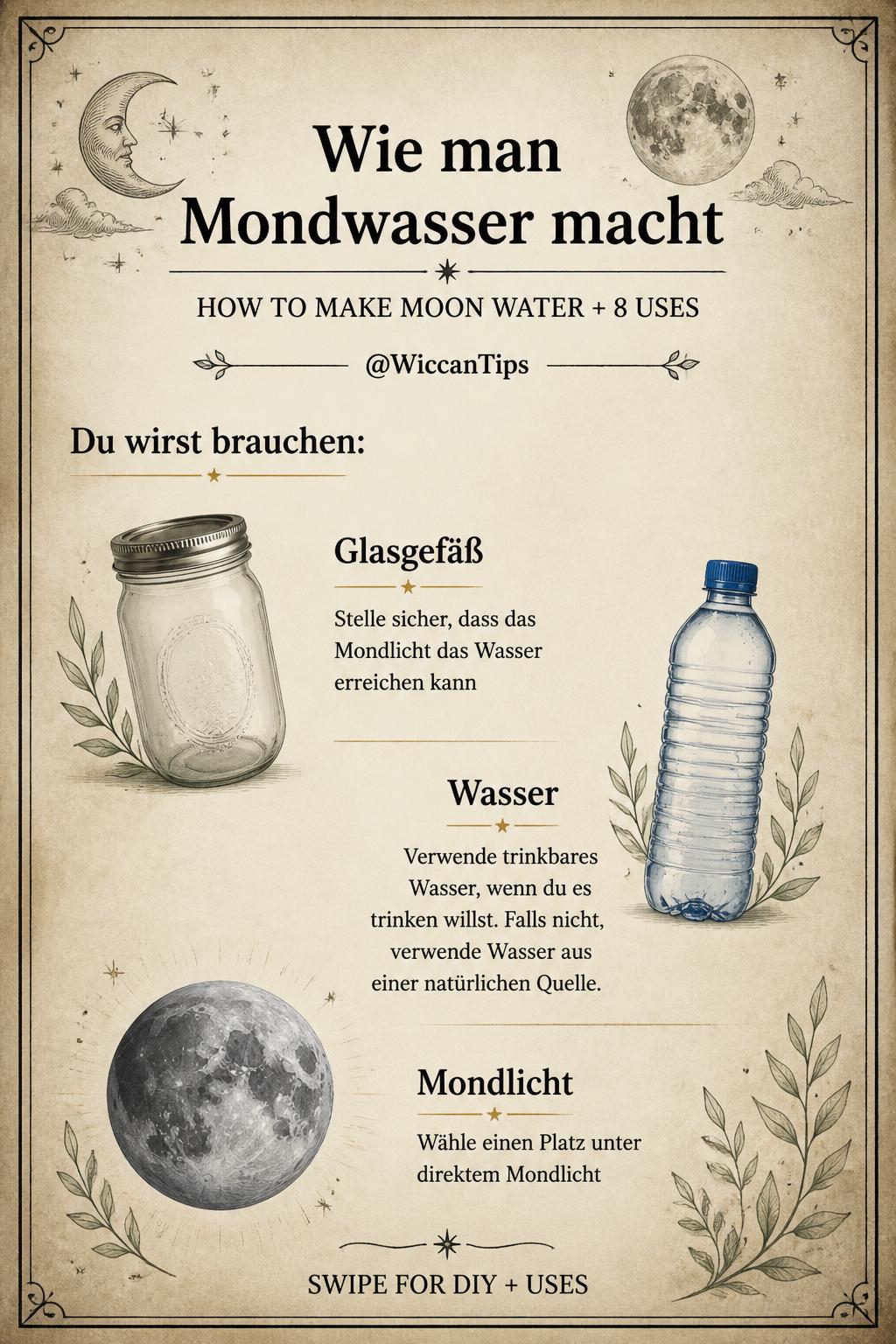 Wie man Mondwasser macht