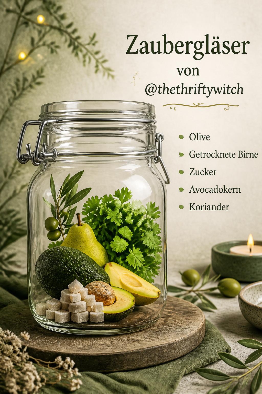 Zaubergläser von @thethrifthywitch
