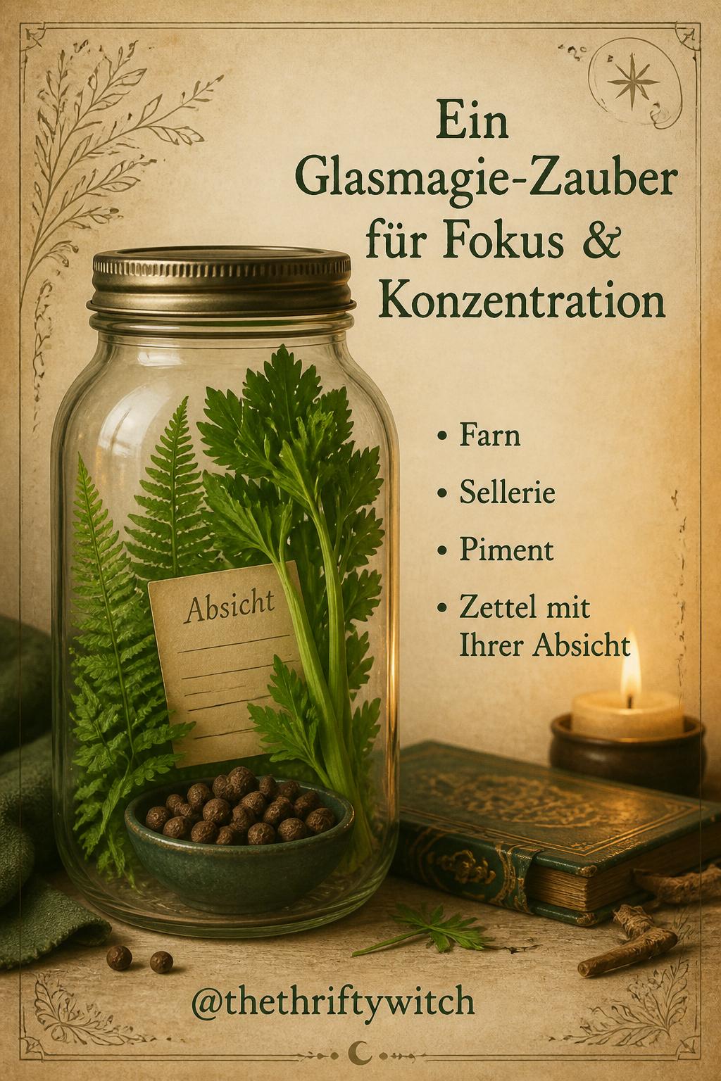 Zaubergläser von @thethrifthywitch