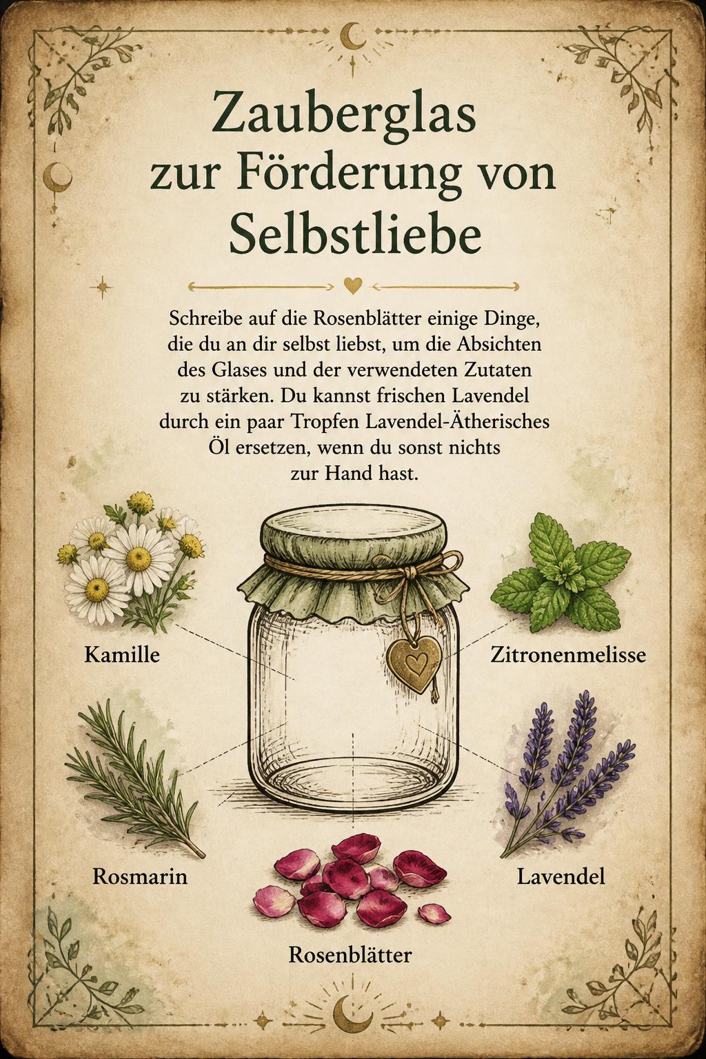 Zauberglas zur Förderung von Selbstliebe