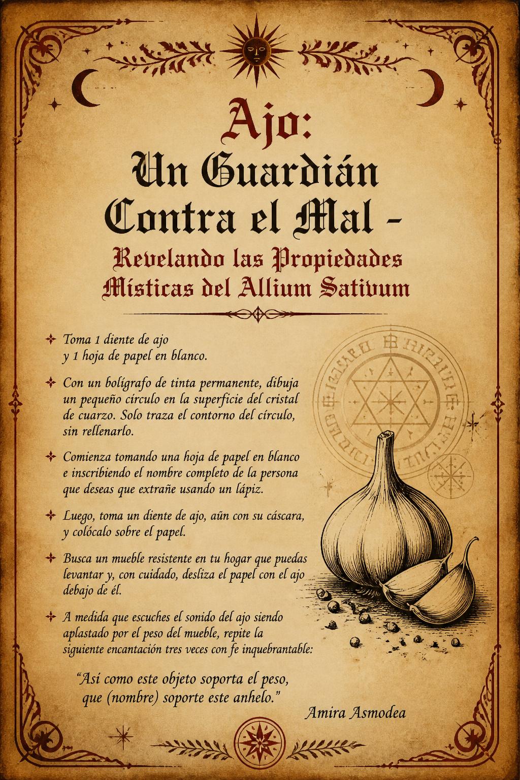 Ajo: Un Guardián Contra el Mal - Revelando las Propiedades Místicas del Allium Sativum