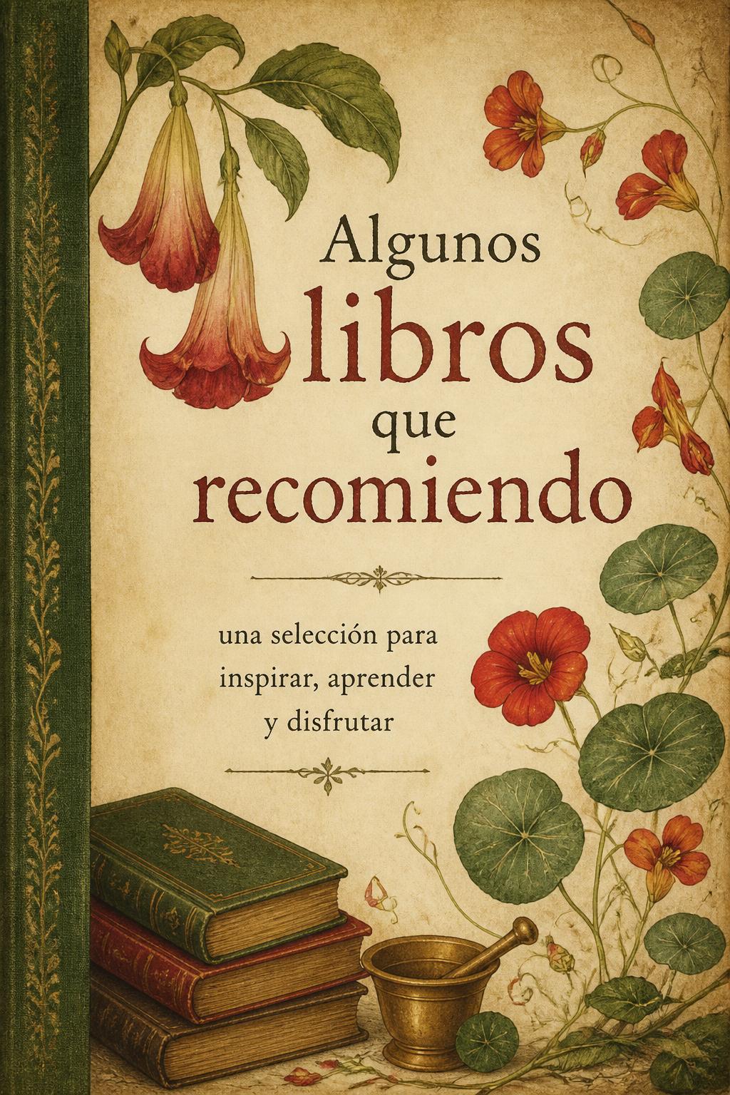 Algunos libros que recomiendo