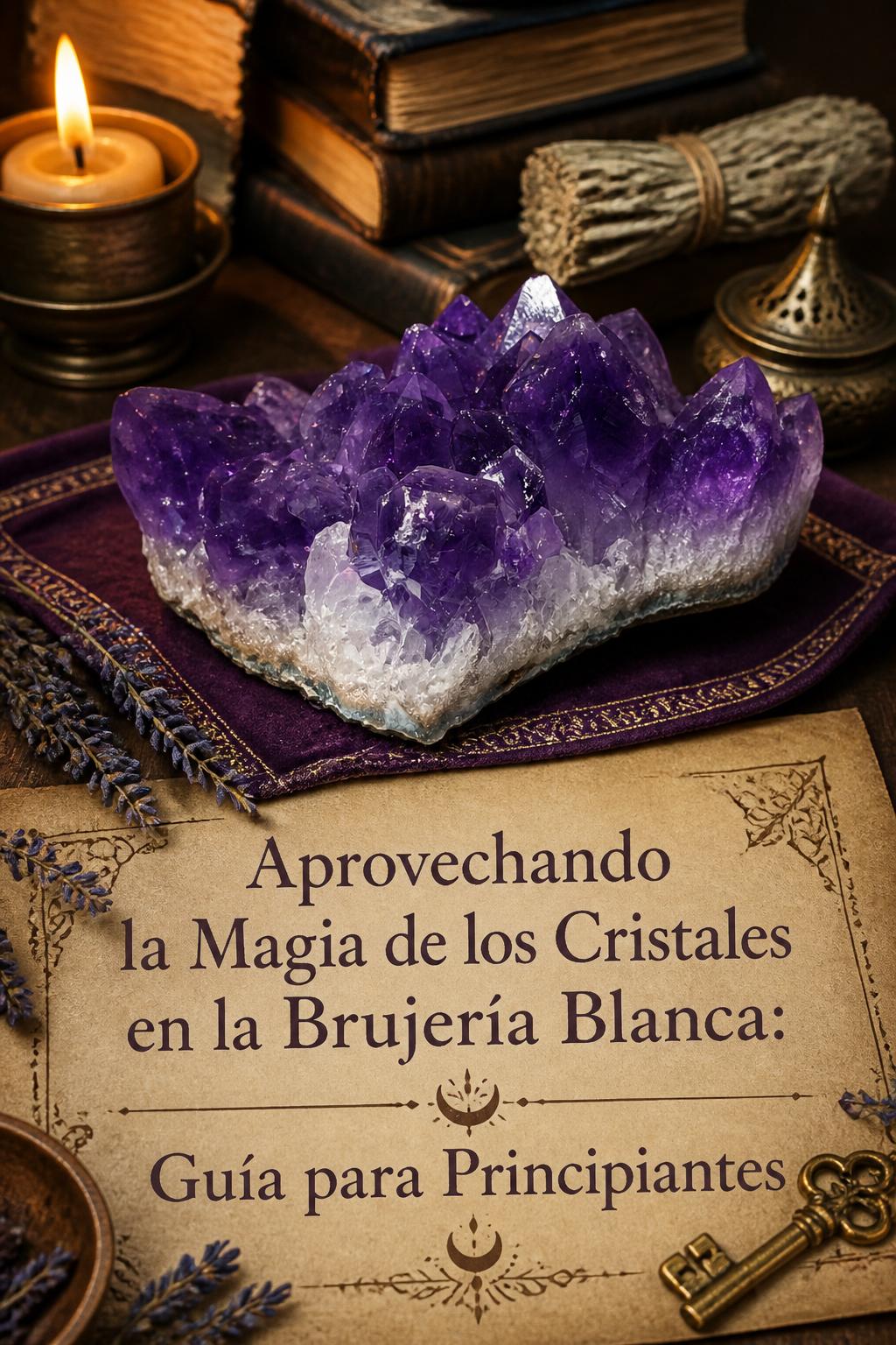 Aprovechando la Magia de los Cristales en la Brujería Blanca: Guía para Principiantes
