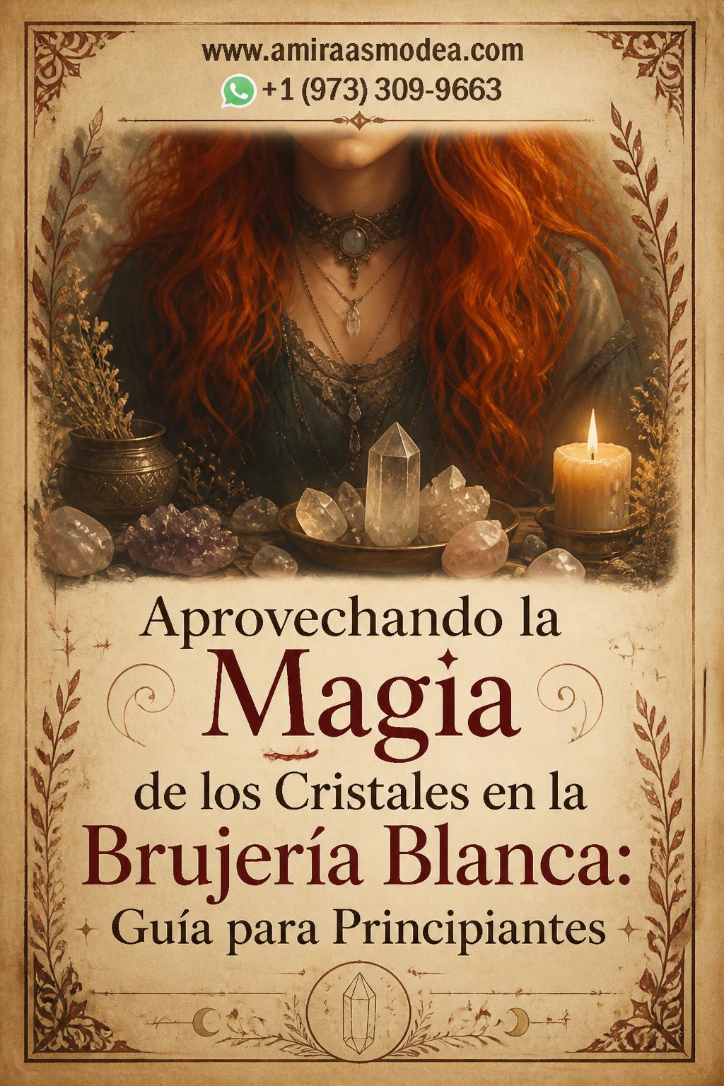 Aprovechando la Magia de los Cristales en la Brujería Blanca: Guía para Principiantes