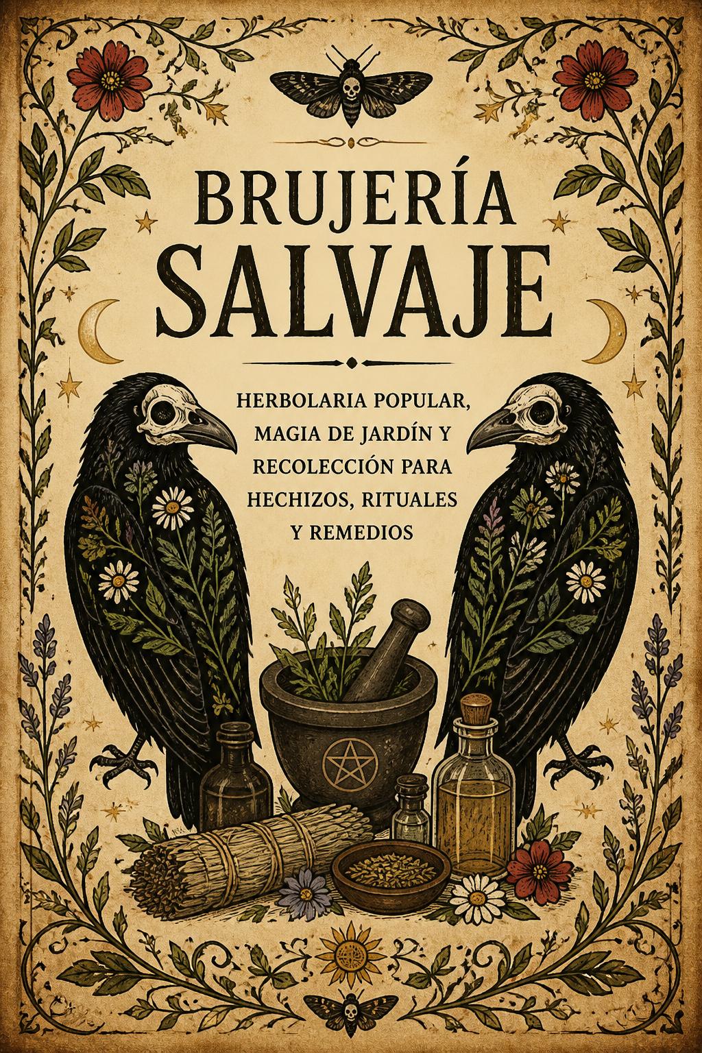 Brujería Salvaje: Herbolaria Popular, Magia de Jardín y Recolección para Hechizos, Rituales y Remedios