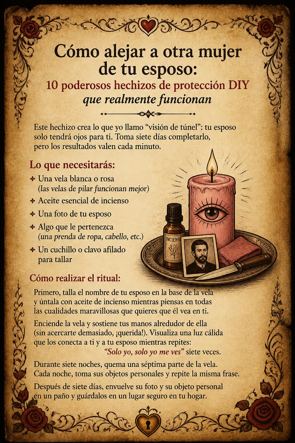 Cómo alejar a otra mujer de tu esposo: 10 poderosos hechizos de protección DIY que realmente funcionan